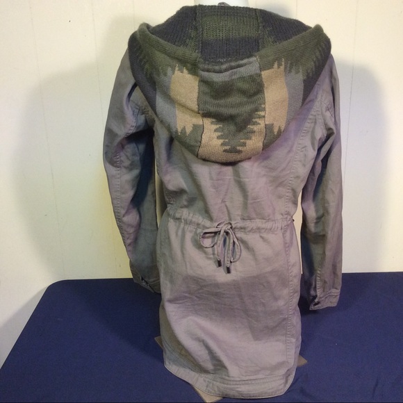 Women’s CoffeeShop New York hooded utility jacket size medium - Picture 4 of 10